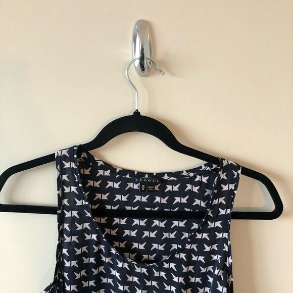 Theory Sleevless Isaac Arrow Print - Picture 5 of 9